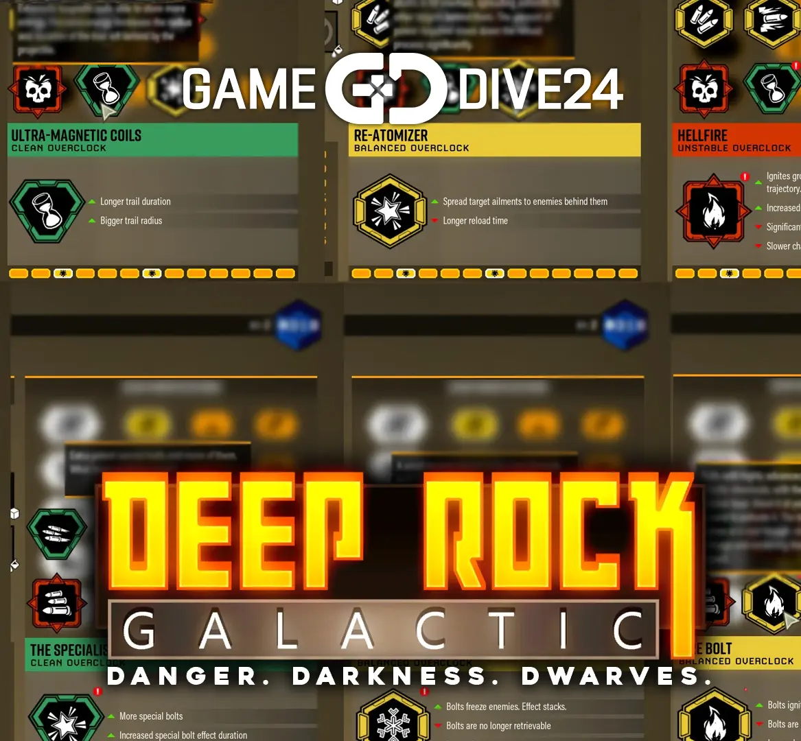 Deep Rock Galactic: The Best Weapon Overclocks for Each Class 