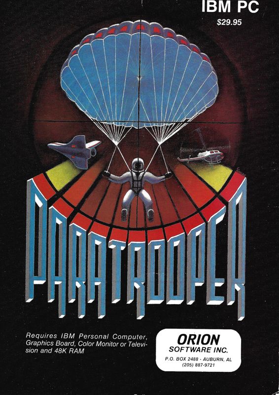 Retro review – Paratrooper(1982) DOS: When Simplicity Meant Survival